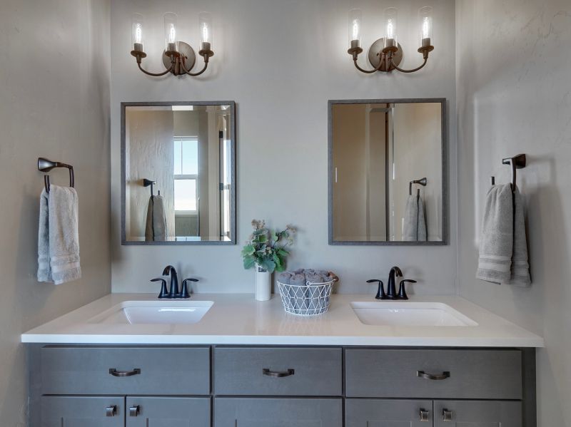 Vanity with High-End Fixtures