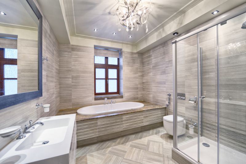 Bathroom with Designer Tiles